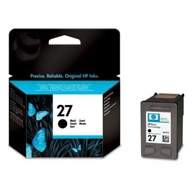 Cartucho de tinta HP 27 Negro para Deskjet 2420/3520/1240/3745/1315 280 Paginas