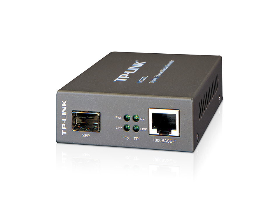 CONVERTIDOR TP-LINK MC-220L Multimedia SFP Gigabit 0.55KM FMMD 10KM FMU