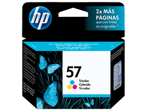 Cartucho de tinta HP 57 Tricolor para Deskjet 100/145/450/5150/F4180/2210 500 Paginas